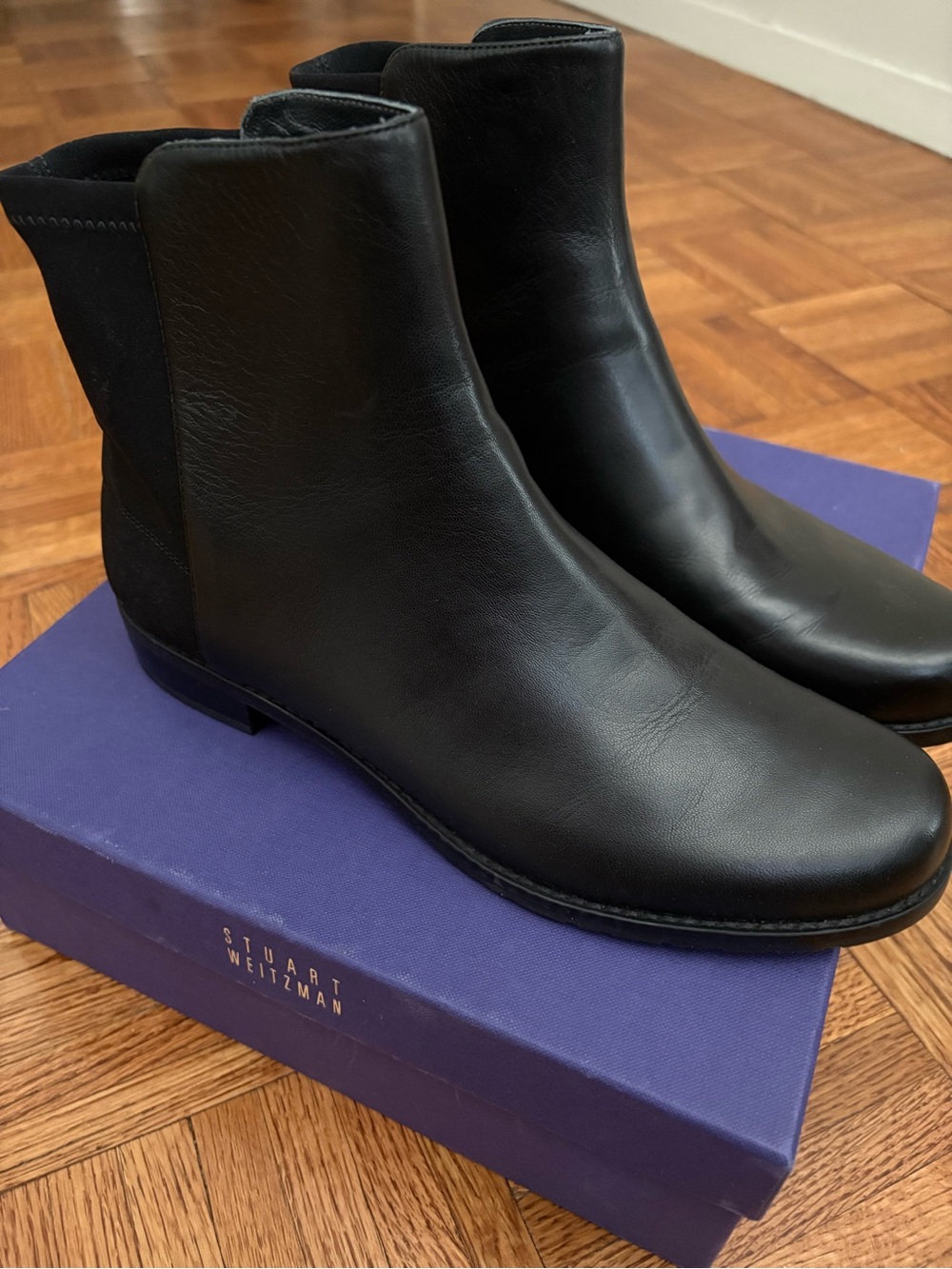 Stuart Weitzman easy on 50/50 ankle boots size 8 new in box